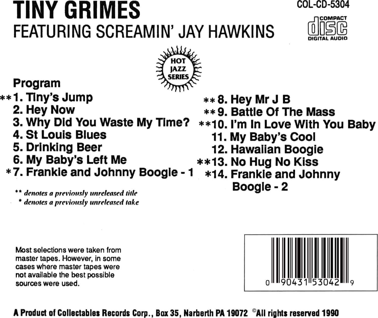 Tiny Grimes and His Rockin Highlanders Vol.1 image number 2