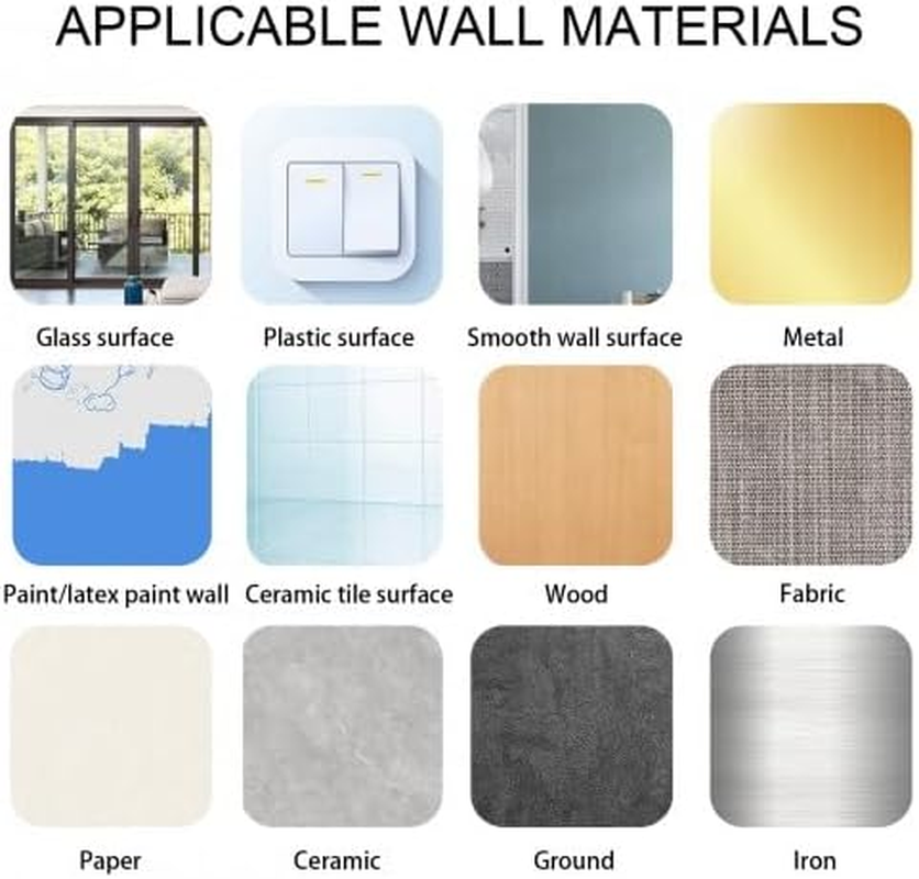 8 Inch 0 to 9 Large Number Stencils Set, 10 Pieces Reusable Plastic Curb Address Number Stencils Road Sign Digital Templates for Painting DIY Mailbox Parking Lot Door image number 2