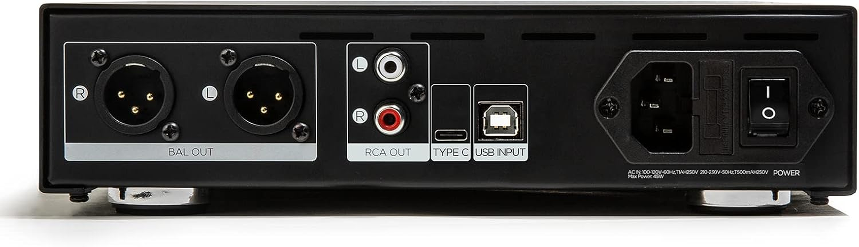 HIFIMAN EF400 Desktop Balanced Headphone DAC& Amplifier with Himalaya R2R DAC, 3.5/4.4/6.35Mm Output for Home Audio, Silver image number 1