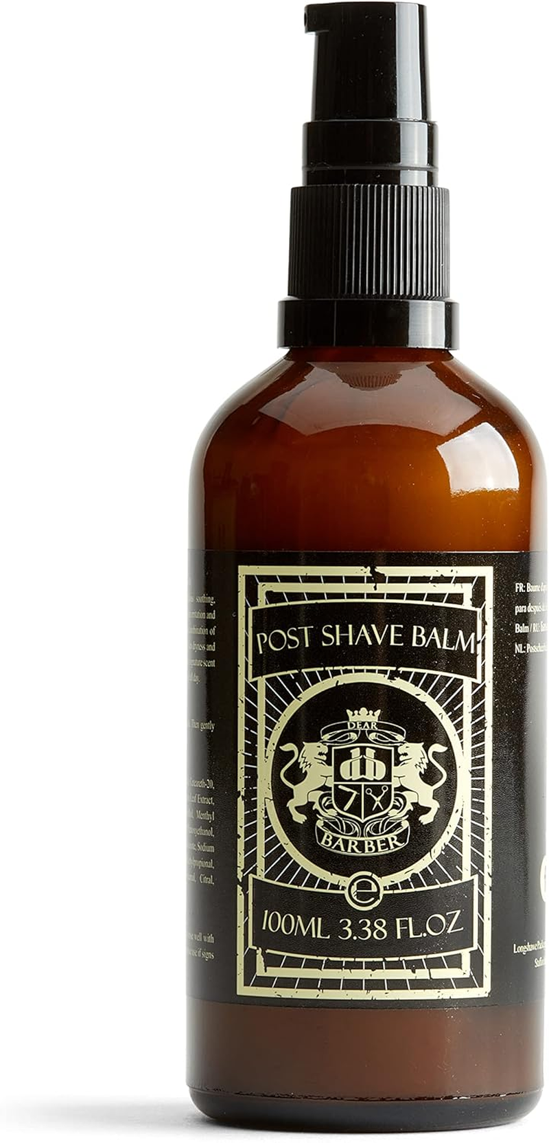 Dear Barber Men'S Moisturising Post Shave Balm, Moisturising and Hydrating Post Shave Balm, Reduce Skin Irritation, Tames Razor Burn, Infused Signature Scent, 100Ml image number 3