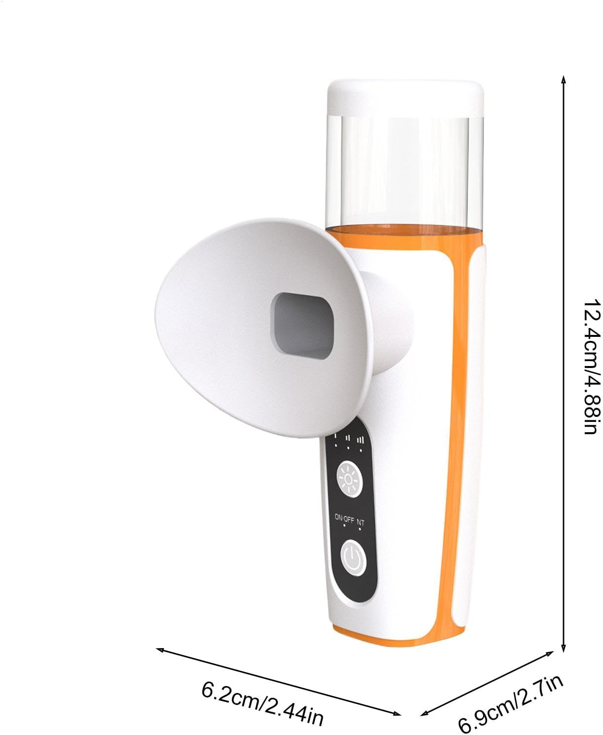 Generic Steam Therapy Wand for Dry Eyes, Hot & Cold Compress Eye Steamer, Nano Mist Sprayer, White, 3 Temperature Levels, Portable, Hydrating, ABS Material, Unisex, 1 Count, 20Ml Capacity, USB Powered image number 3