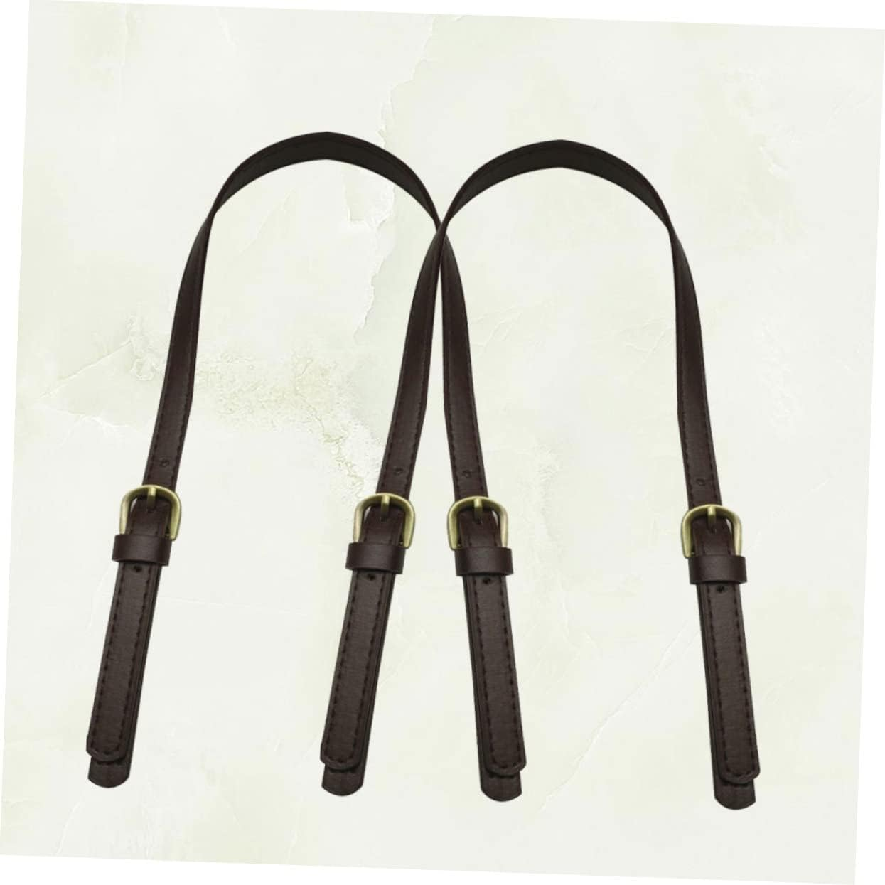 TOPPERFUN 2Pcs Handbag Belt Replacement Synthetic Leather Bag Straps for Tote Bag Shoulder Strap image number 3