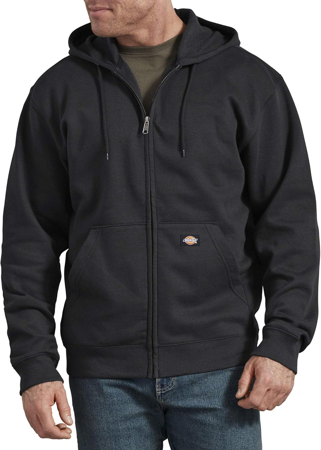 Dickies Men'S Full Zip Fleece Hoodie