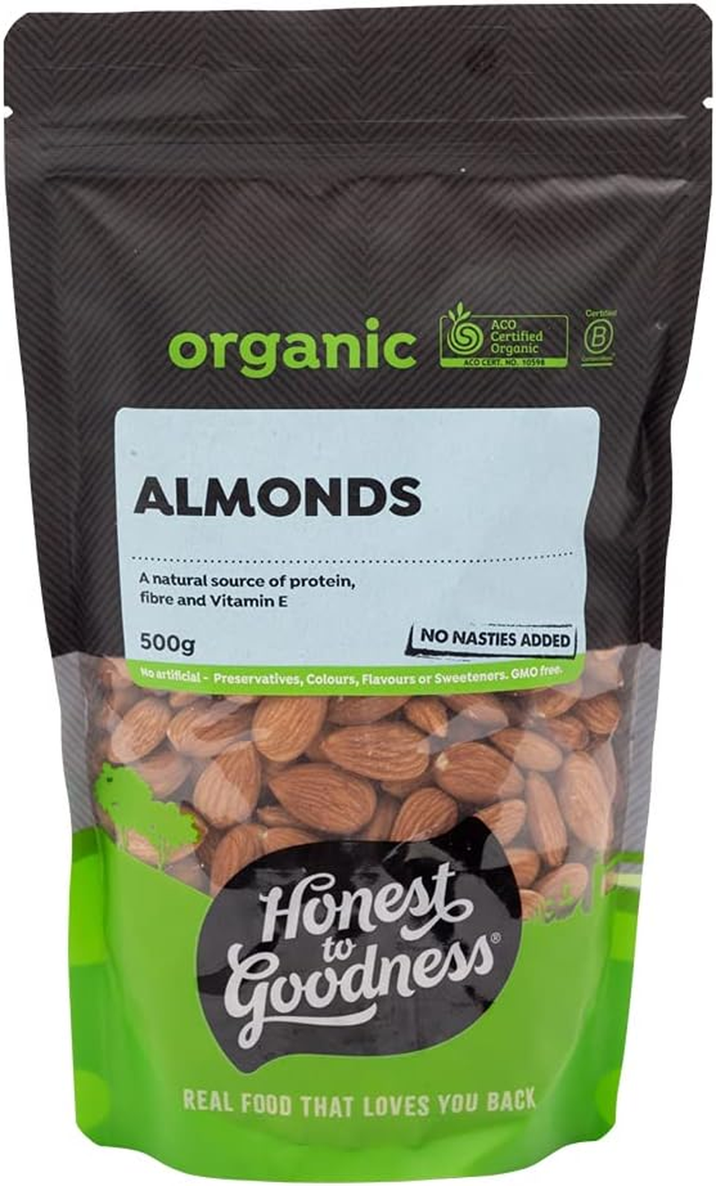 Honest to Goodness Organic Raw Almonds 500 G image number 2