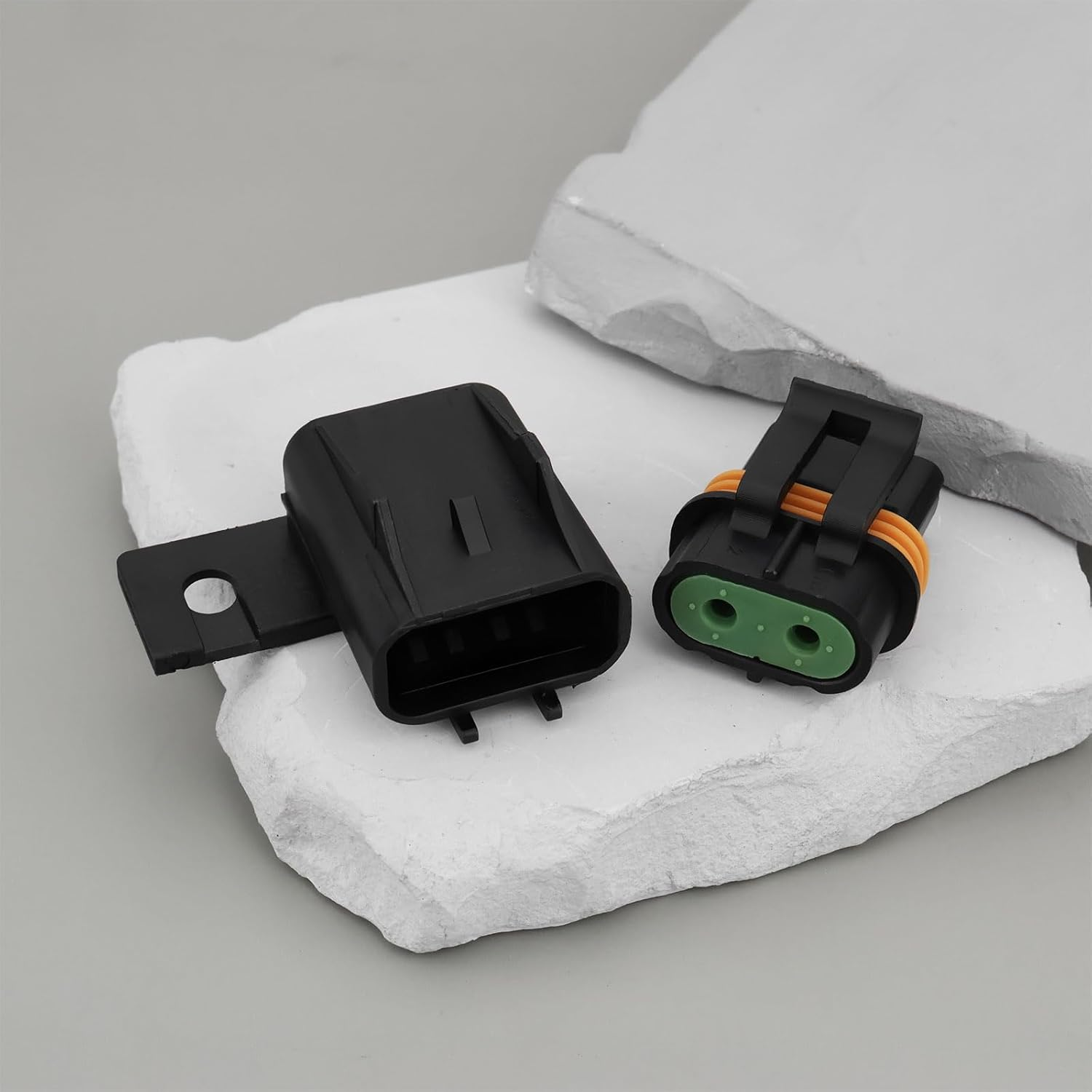 Emsea 2 Sets 2-Pin Fuse Holder Wire Kit Compatible with ATP/ATC/ATO Blade Fuses Cars image number 1