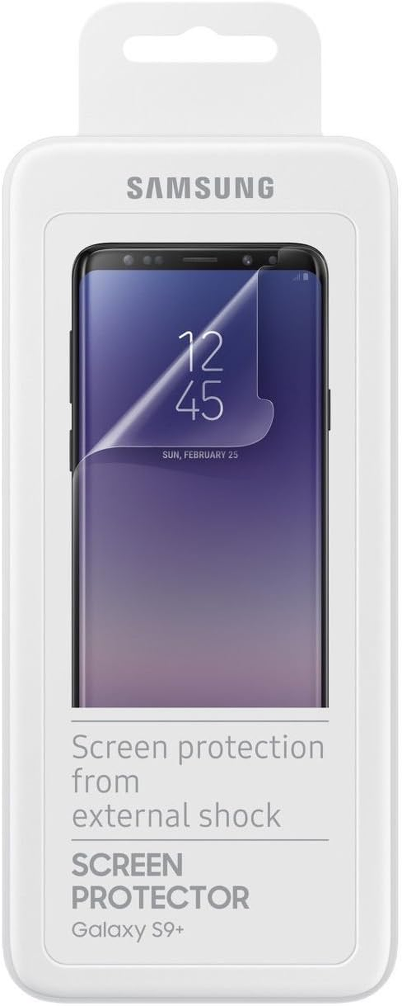 Samsung Film Scratch Resistant Screen Protector for Galaxy S9 Plus, Twin Pack image number 1