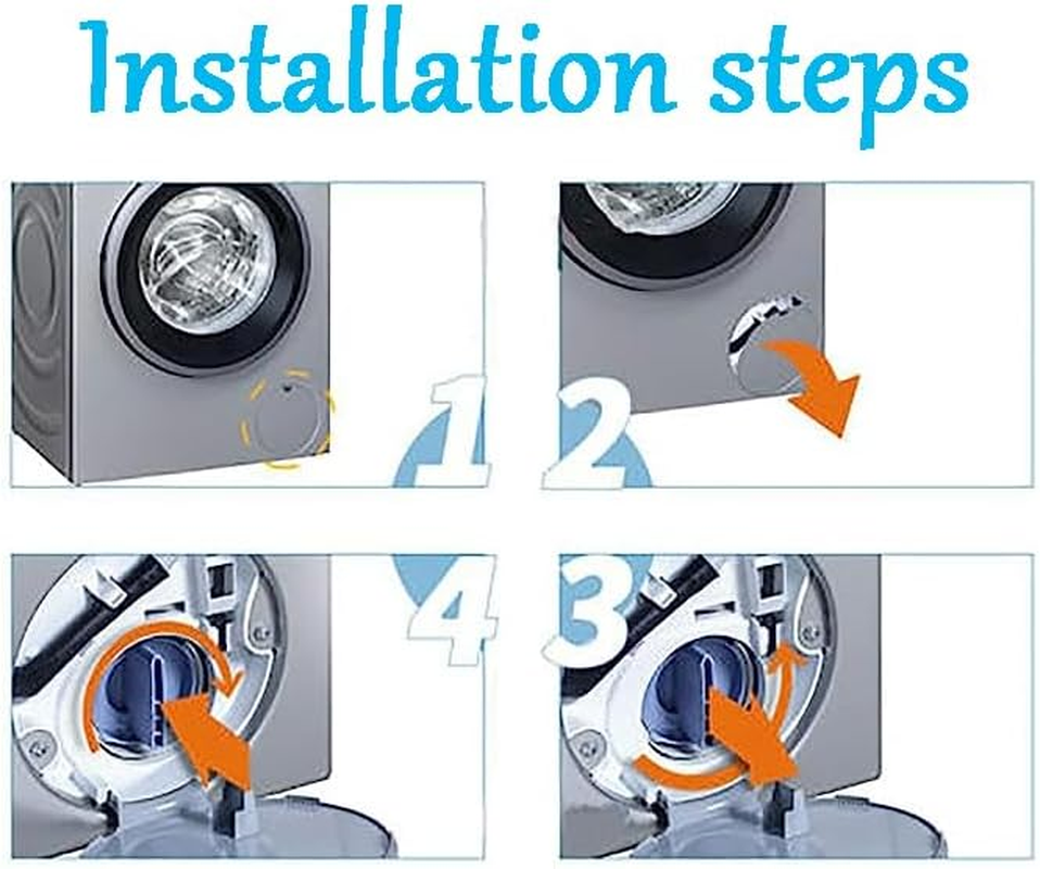 LALOCAPEYO Washers & Dryers Fit Pump Drain Outlet Seal Cover Plug Washer Drainage for Siemens Bosch 647920 00647920 605010 00605010 image number 2
