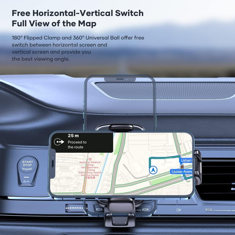 Rock Fast Wireless Car Charger 15W Electric Intelligent Car Mount 360 Degree Adjustable image number 3