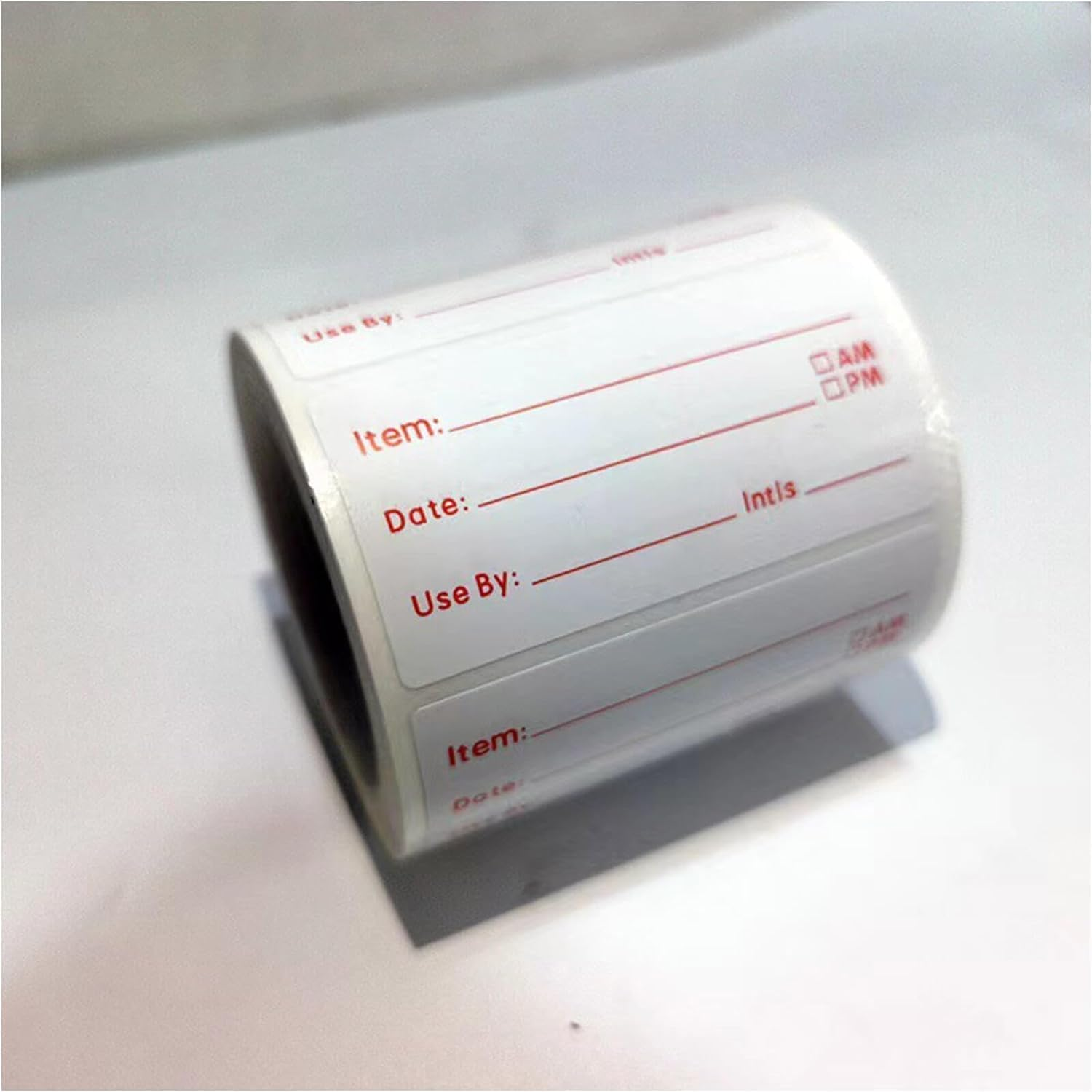 Betterjonny 2 Rolls 1000 Pieces Freezer Labels, 1 X 2 Inch Food Storage Stickers, Red & Blue, Easy to Write On image number 5