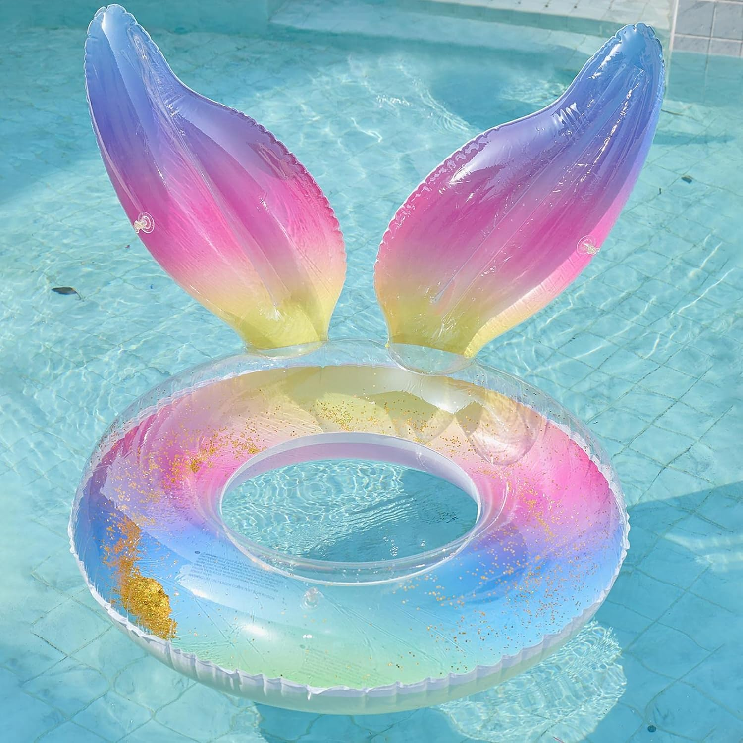 Mermaid Swim | Pool Floats Kids Mermaid Tail | Transparent Sequin Children'S Mermaid Transparent Swimming for Kids Supplies Imtrub image number 3
