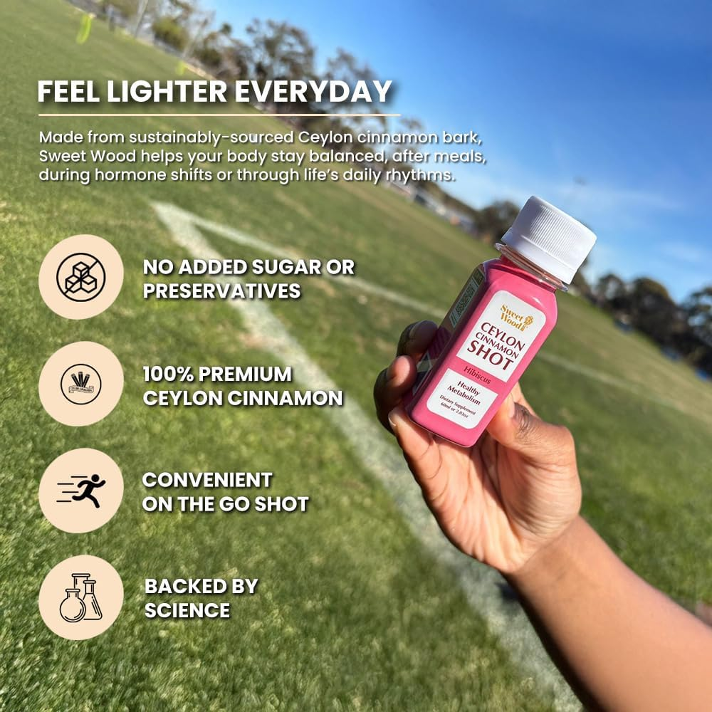 Sweetwood Ceylon Cinnamon Shot &ndash; Daily Focus & Energy Boost &ndash; 60Ml Liquid Shot &ndash; No Caffeine, No Preservatives image number 5