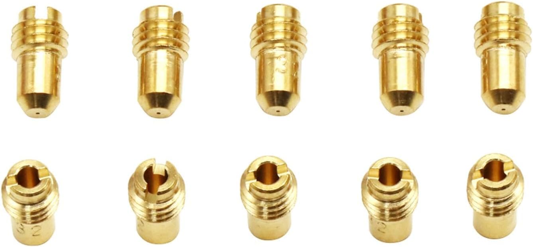 10Pcs Jets Slow Jet Slow Nozzle High Strength Motorbike Accessories for Phbg Stable Performance Easy to Install Attachment image number 4