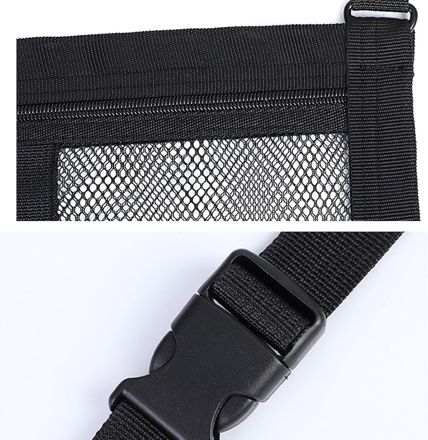 Car Ceiling Storage Net | Triangle Mesh Storage Organizer - Adjustable Straps, Heavy-Duty, Space-Saving Automobile Interior Accessories for Outdoor Adventure Long Distance Travel