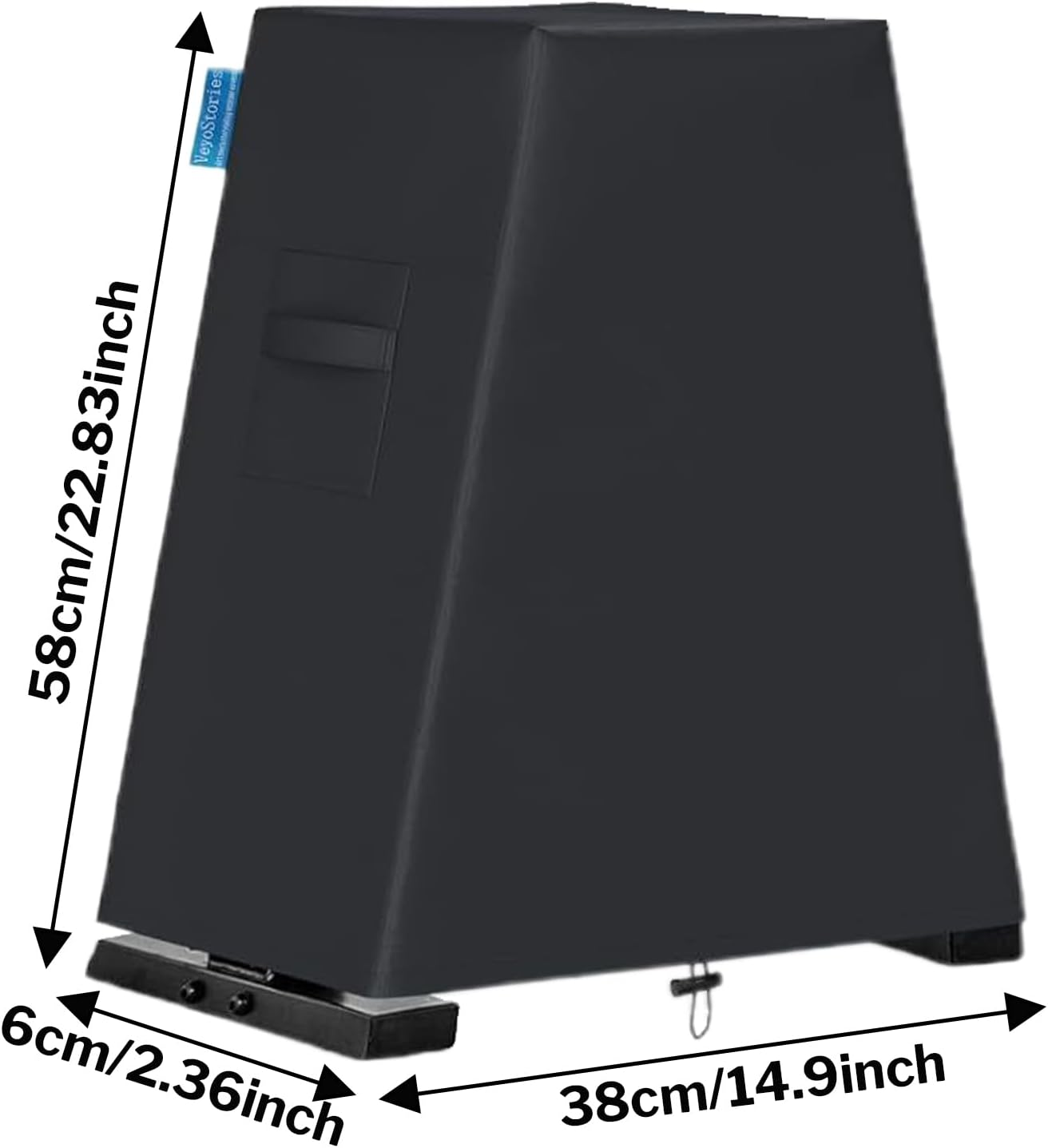 A Frame Dumbbell Rack Cover | Waterproof Dumbbell Storage Rack Cover | Adjustable Protective Fitness Equipment Bracket Shield for Home Gym image number 1