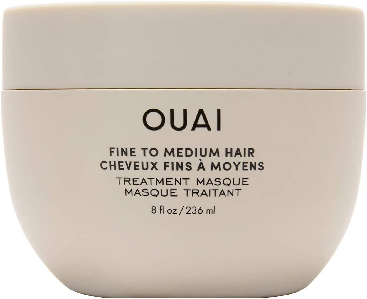 OUAI Fine to Medium Hair Treatment Masque - Hair Mask for Hair Repair, Hydration and Shine - with Shea Butter, Keratin and Panthenol - Paraben, Phthalate and Sulfate Free Hair Care (8 Fl Oz) image number 2