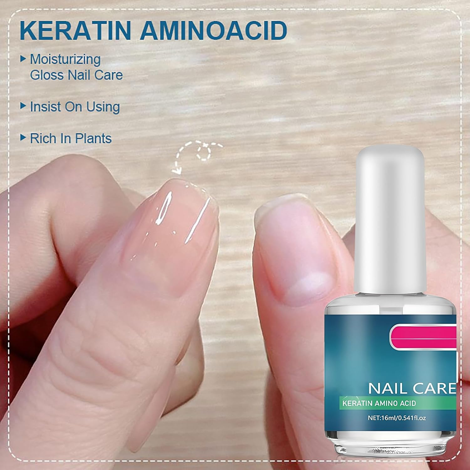 3 Days Nail Care Oil, Natural Ingredients Serum for Strengthener Nail, Hydrating Cuticle Oil for Hangnails, Dry & Damaged Nails, Moisturize Brighten Nails Care, 16Ml (3Pcs)