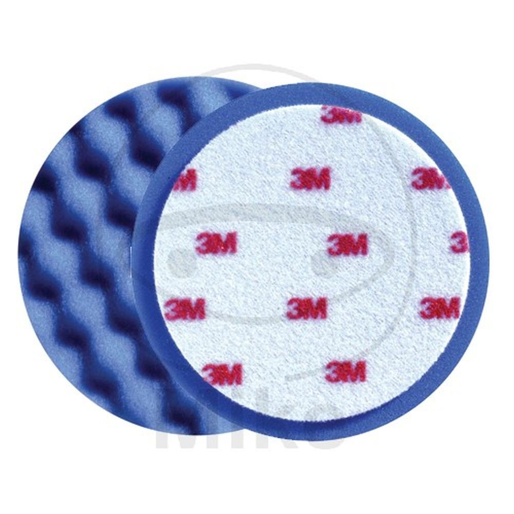 Perfect-It 3M Ultrafina SE Anti-Hologram Polishing Foam, Aluminium Oxide, Silicon Carbide, Ultra Fine, 40.0 Grit, Blue, 77Mm, 4 Pieces, Metal, Glass, Wood, Plastic, Stone, Composite Materials image number 1