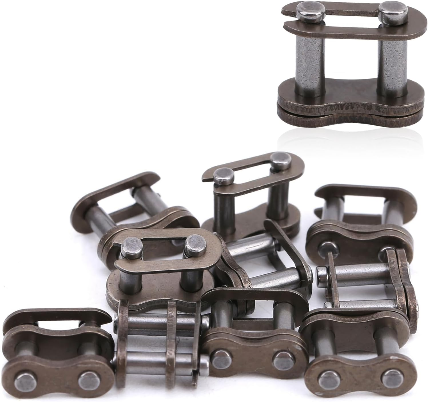 Omabeta 10PCS Cast Iron 25H Chain Link, Easy Installation for 25H Chain Link Applications, Direct Replacement for Old image number 1