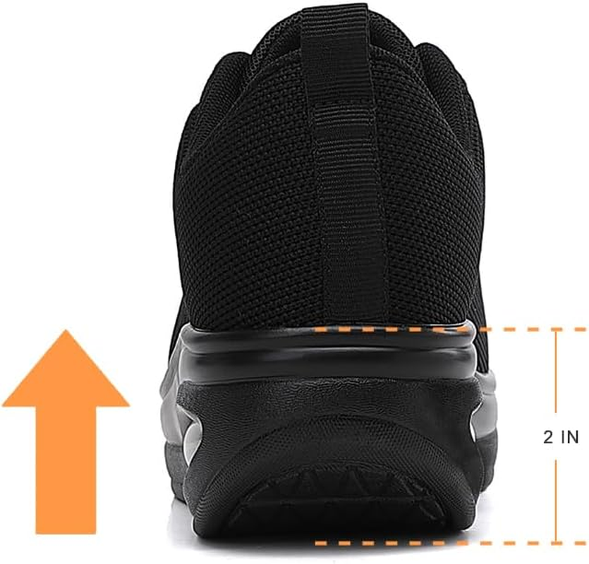 Oude Sneakers for Women Comfortable | Shoes for Women Traveling | 2 Inch Air Cushion Rocker Bottom image number 6