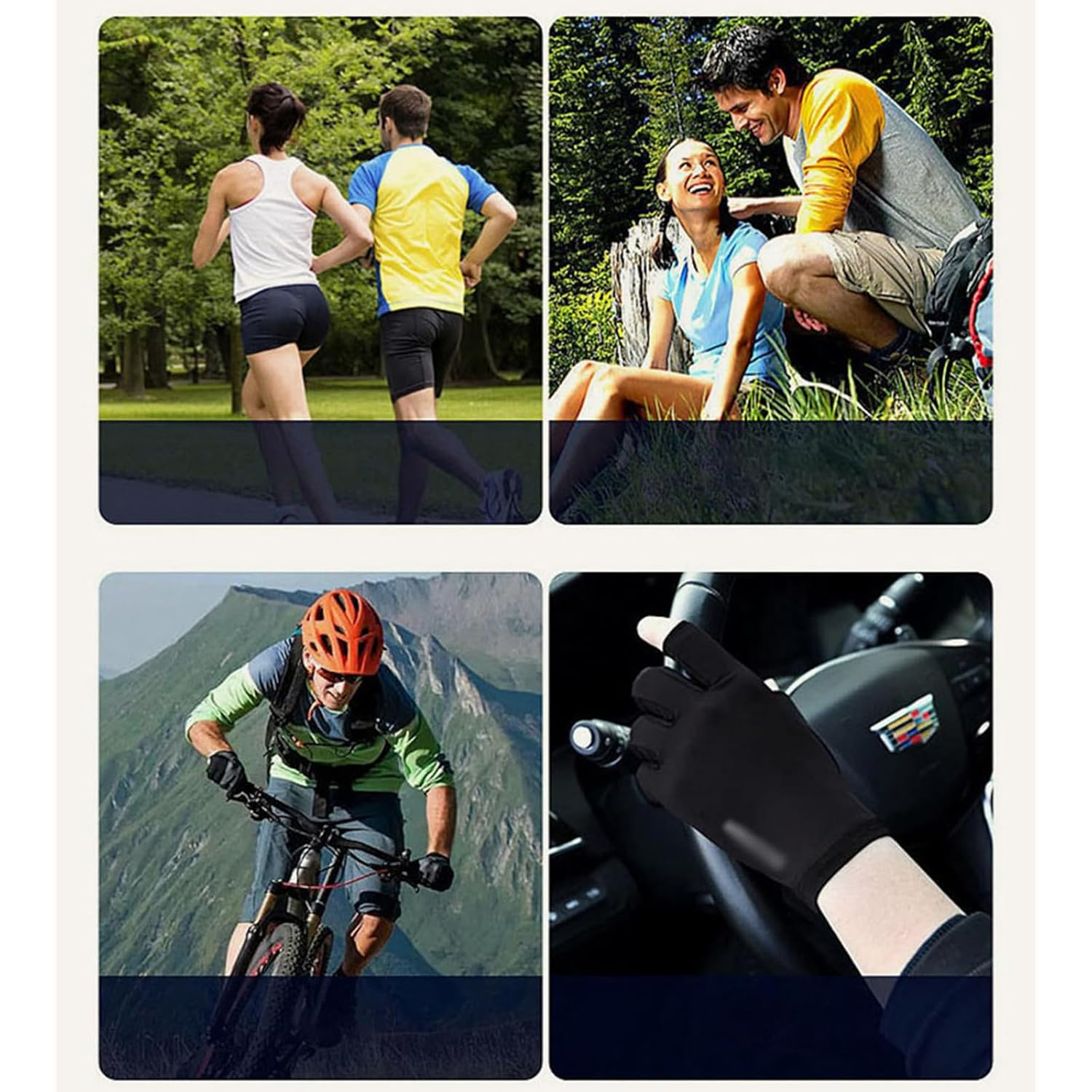 One Compress Bamboo Arthritis Gloves, Onecompress Bamboo Arthritis Gloves, Premium Onecompress Bamboo Gloves Men Women (2Pcsa,Large) image number 1