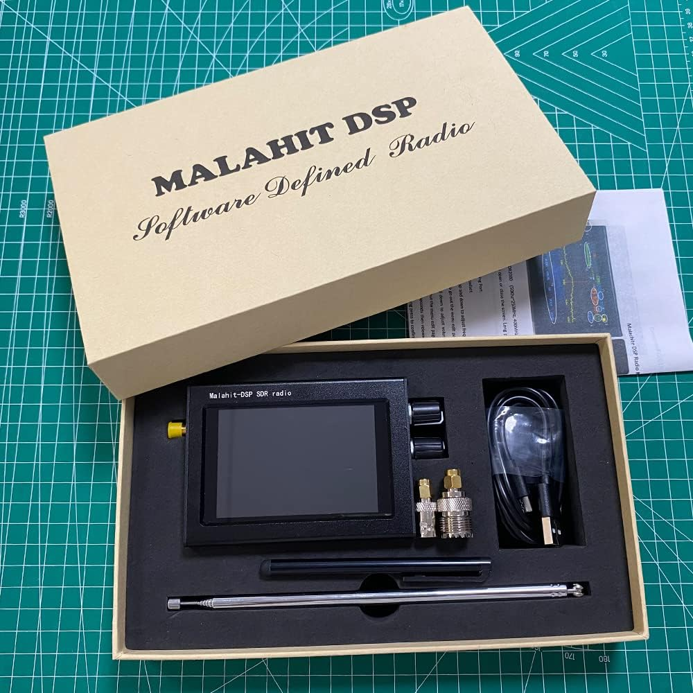 Upgraded 1.10D V4 Malachite SDR Receiver 50Khz-2000Mhz DSP Full Bands FM AM LSB USB Shortwave Registered Malahit Touching Aluminium Alloy Nice Sound image number 6