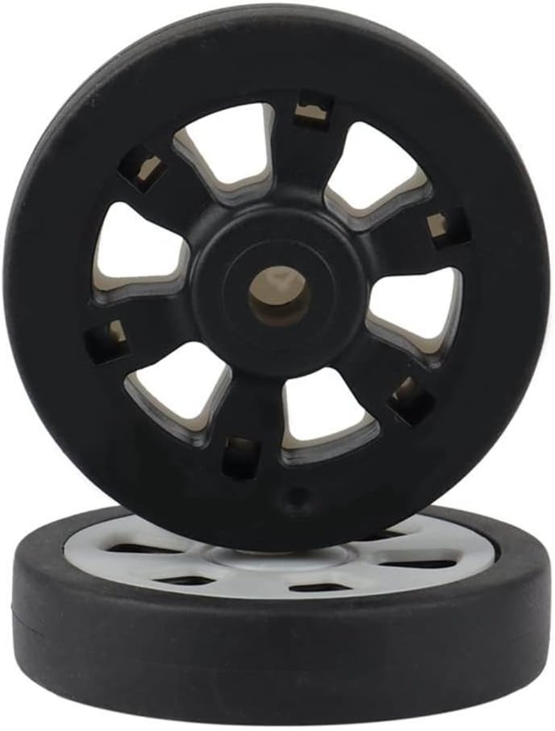 Tuperoymse 8X Luggage Accessories Wheels Aircraft Suitcase Pulley Rollers Mute Wheel Wear-Resistant Parts Repair 55X12Mm image number 2