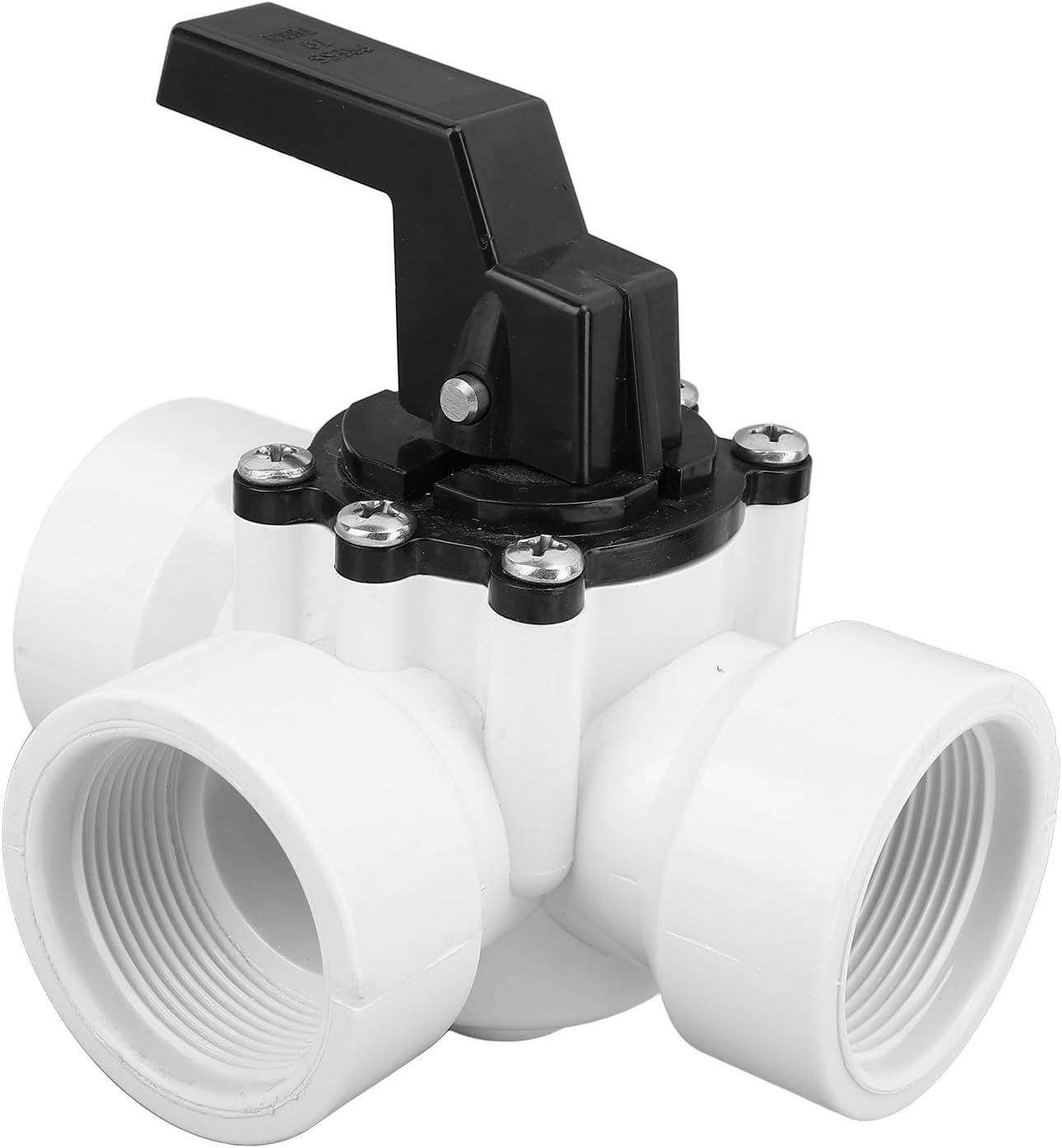 3 Way Pool Diverter Valve for Jandy 4715, 3 Port Valve Replacement with Female G1‑1/2In Female Thread, Shower Diverter for Swimming Pool Spa image number 3