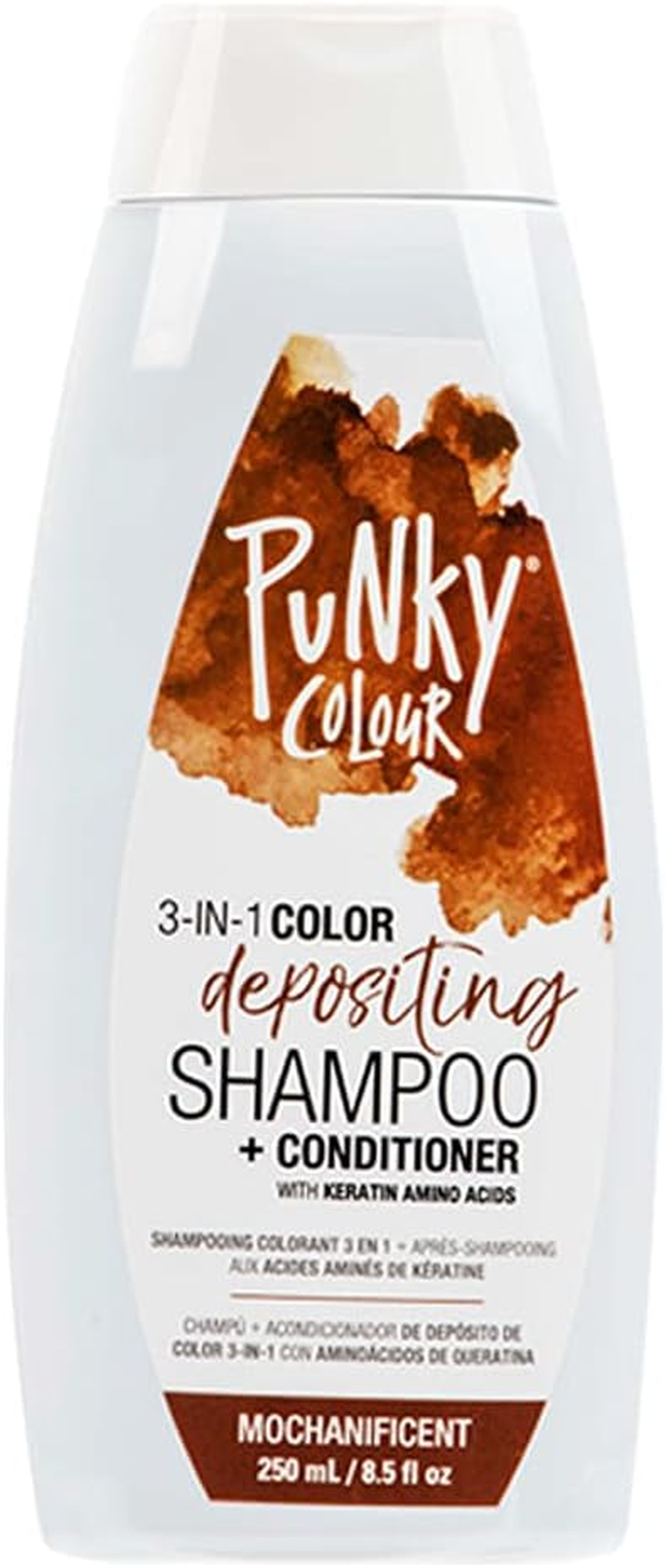 Punky Colour 3-In-1 Color Depositing Shampoo + Conditioner, PC67625, Mochanificent, 250 Millilitre image number 2
