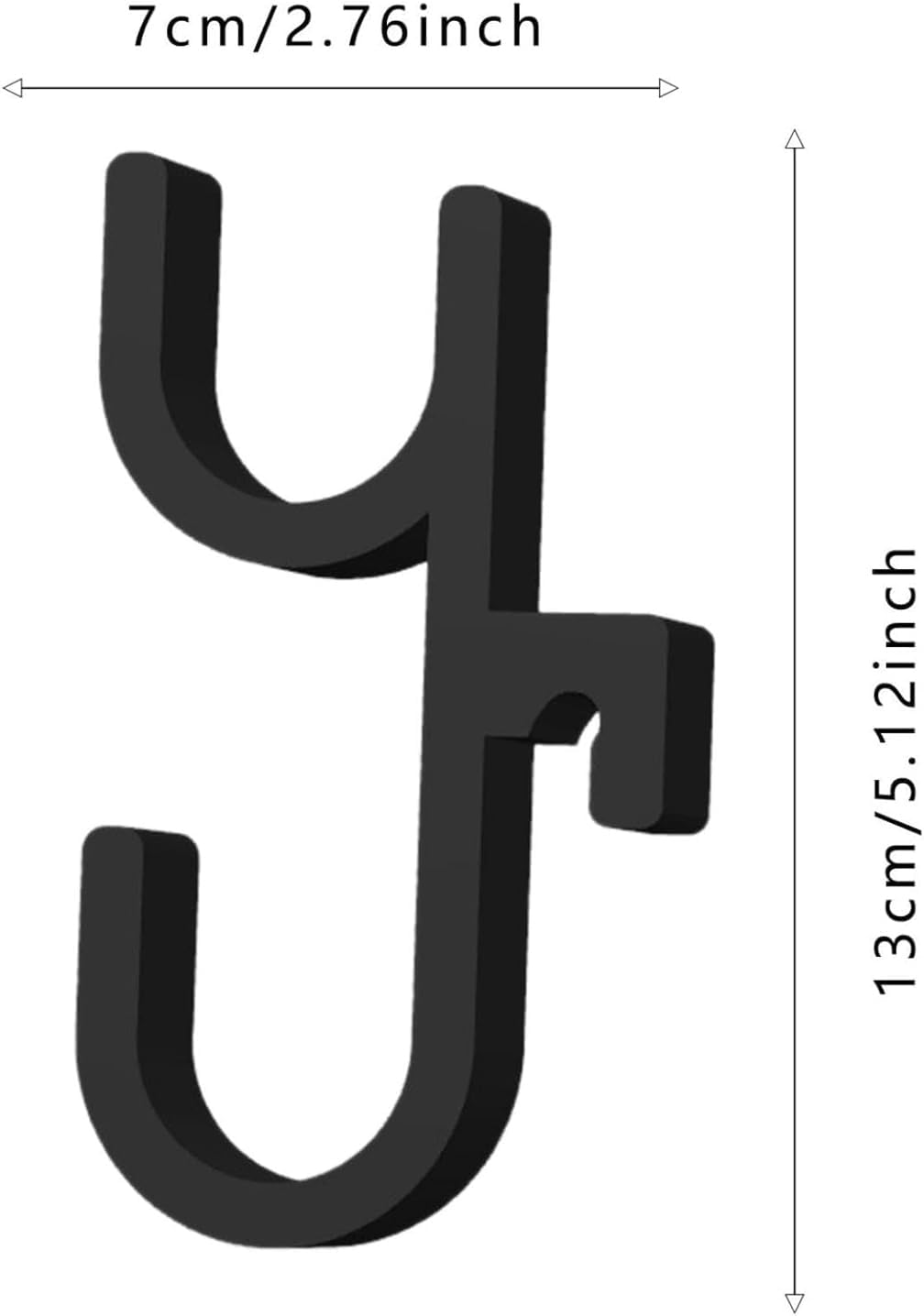 Xiaaofea 2Pcs Car Umbrella Hook, Multifunctional Auto Trunk Umbrella Hangers for Car Back Seat, Visor, Truck, Boat, Stroller, Wheelchair, Golf Accessories, Heavy Duty Non-Slip Car Organizer(Black) image number 5