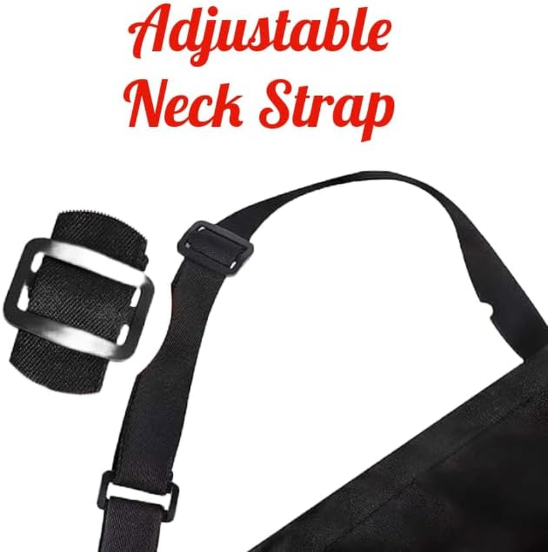 Hemi Home Bib Apron Adults Kitchen Chef Apron with Adjustable Neck Belt and 2 Pockets (Black) Women Men, 2 Colors, Chef, Kitchen, Home, Restaurant, Cafe, BBQ Grill Kitchen Cooking, Baking