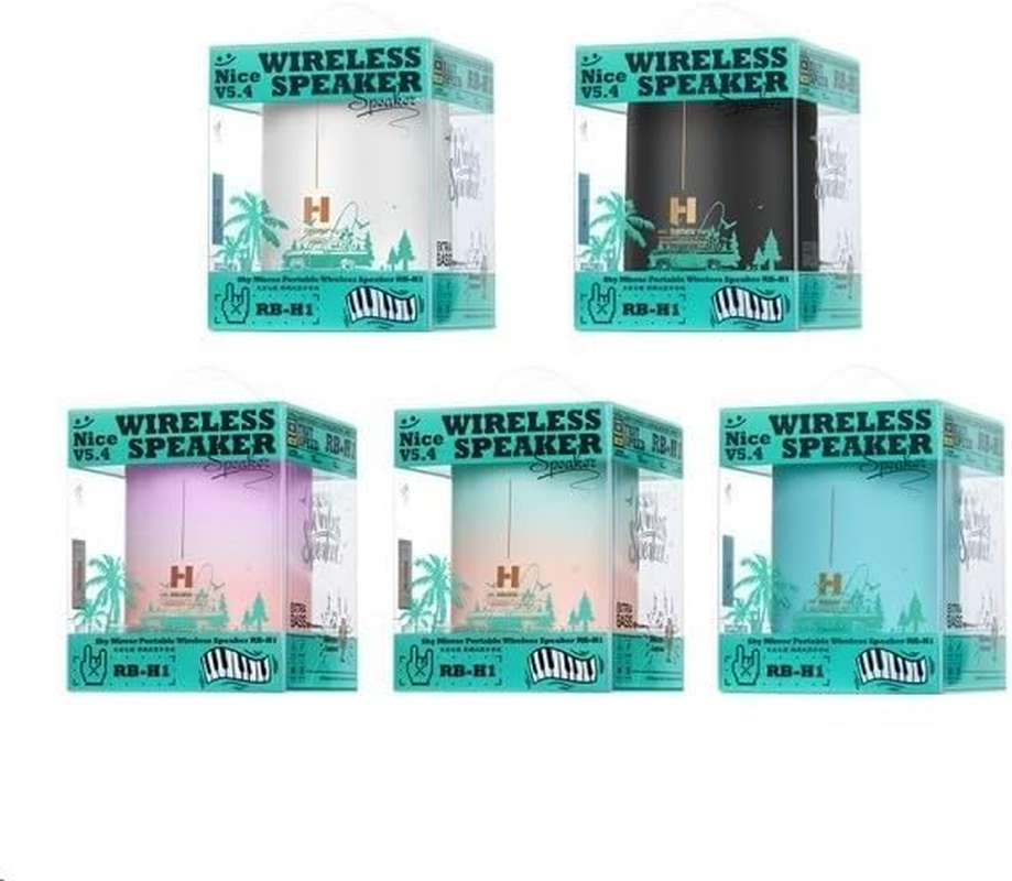 Remax RB-H1 - Btsp-White Sky Mirror Portable Wireless Speaker, White