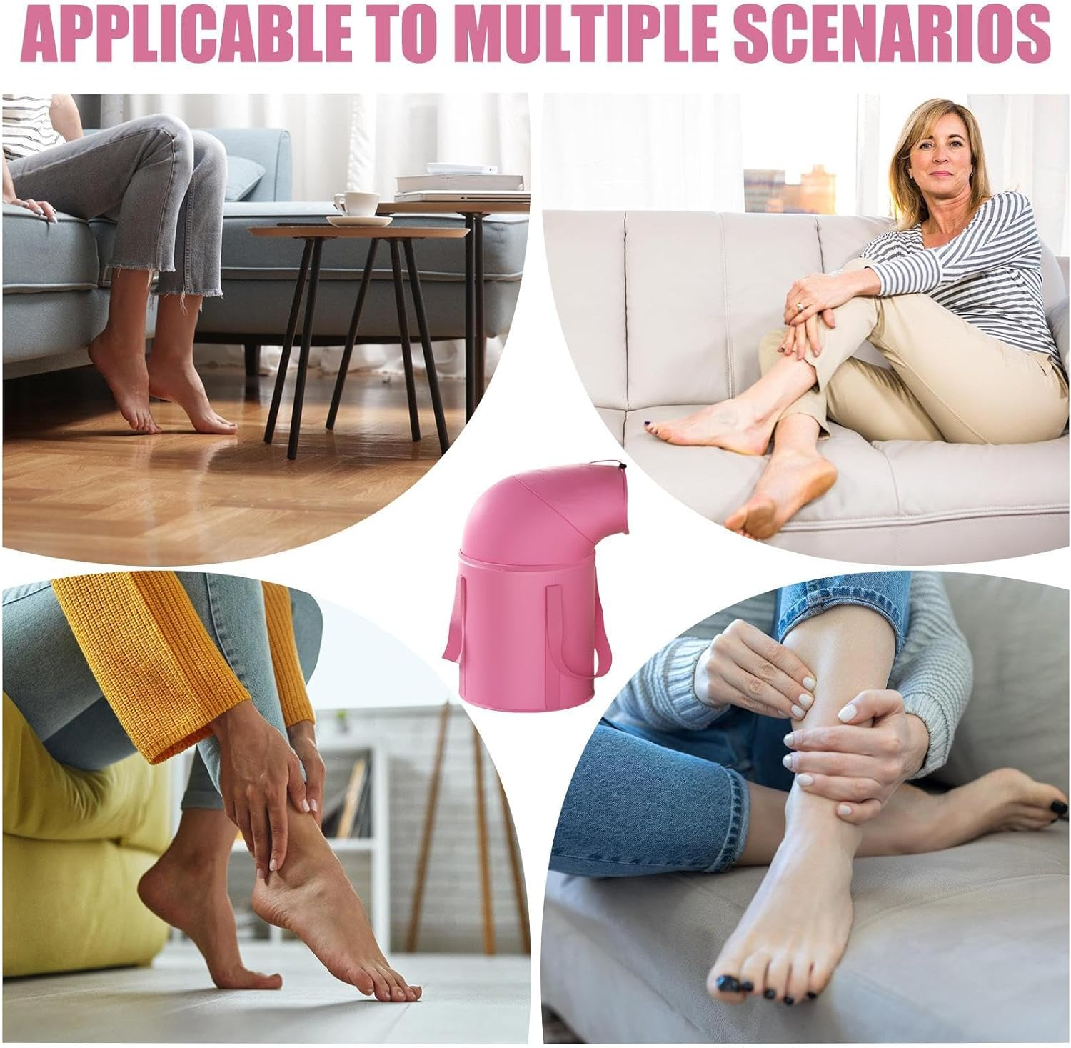 Bvizyelck Foot Soaking Bath Basin | Foldable Foot Basin Tub Bucket,Portable Foot Soak Tub for Camping, Picnic, Hiking, Rowing, Fishing image number 2