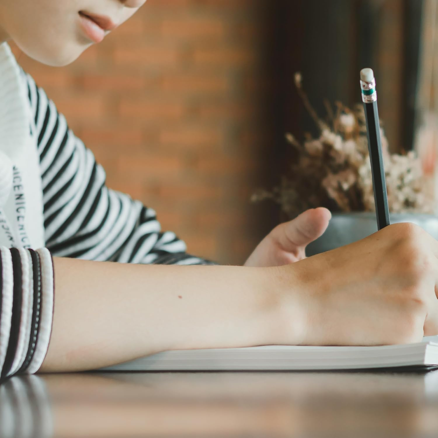 TIEFOSSI A5 Embroidered Fabric Journal for Women Men, College Ruled Journals for Writing, Butterfly Hardcover Notebooks for Work Business Home School - Blue image number 3