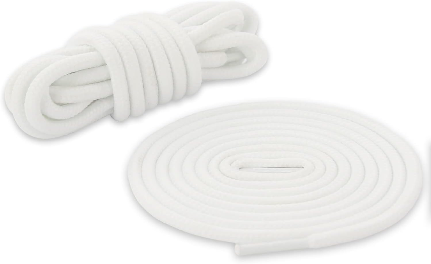 BOROLA 2 Pairs 45" round Coloured Athletic Shoe Laces for Sports Shoes Boots Sneakers Skates Fits All Adult and Kids