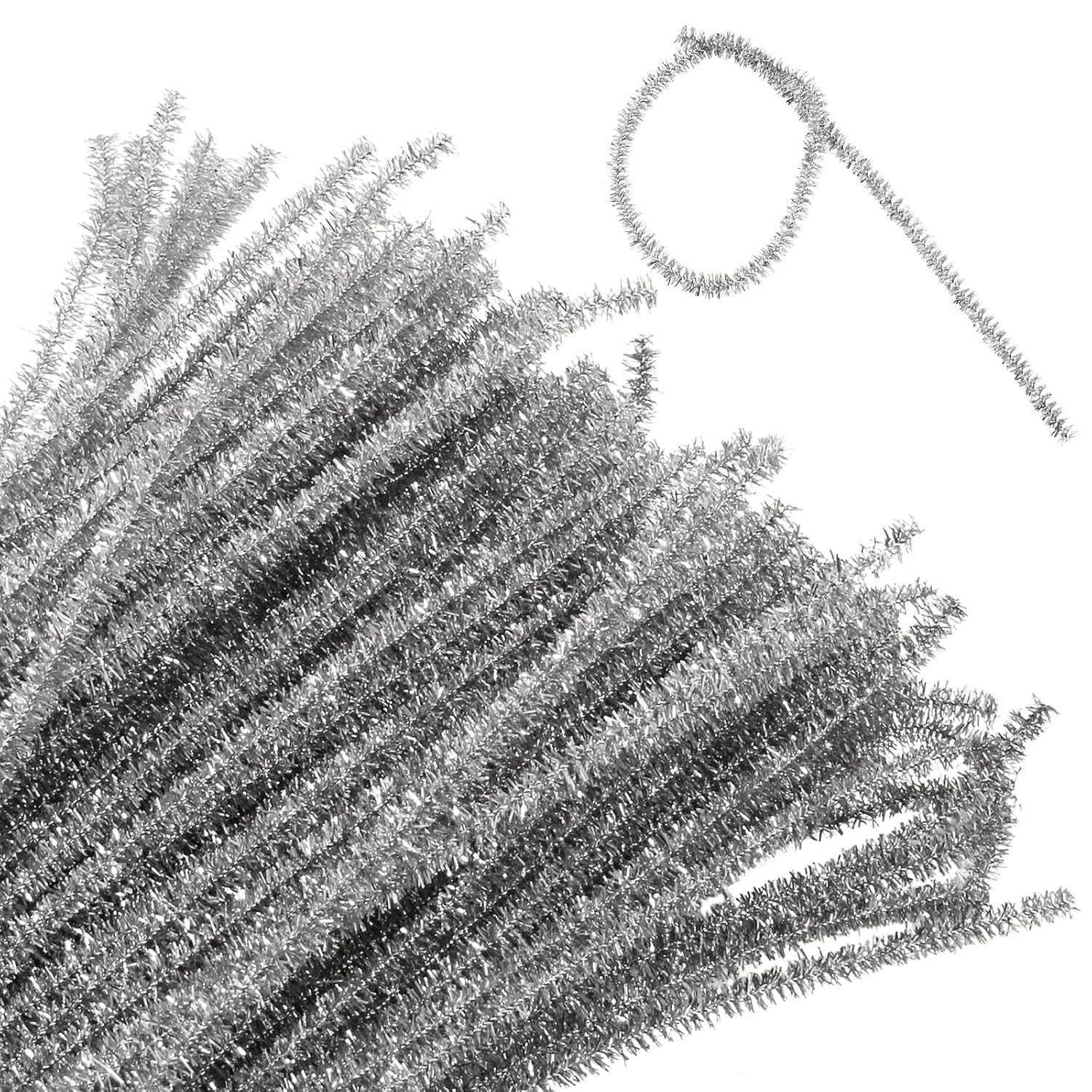 HARSKIYER 200 Pcs Pipe Cleaners Craft, Multicolor Chenille Stems Pipe Cleaners, DIY Pipe Cleaner Bulk 6Mm Fuzzy Pipe Cleaners for Crafting Arts Decorations Festivals (20 Color) image number 5