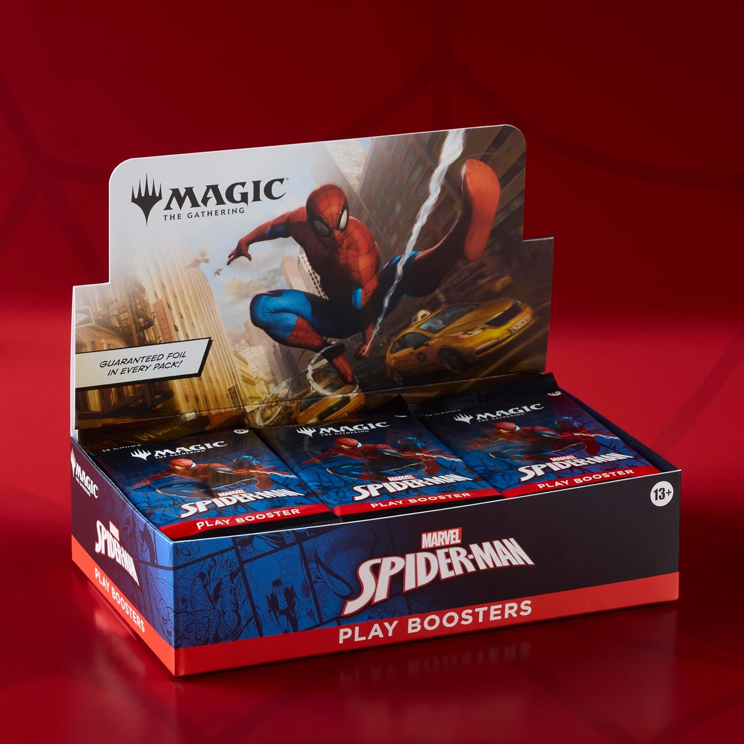 Magic the Gathering Spiderman Play Boosters (30 Boosters per Display) image number 1