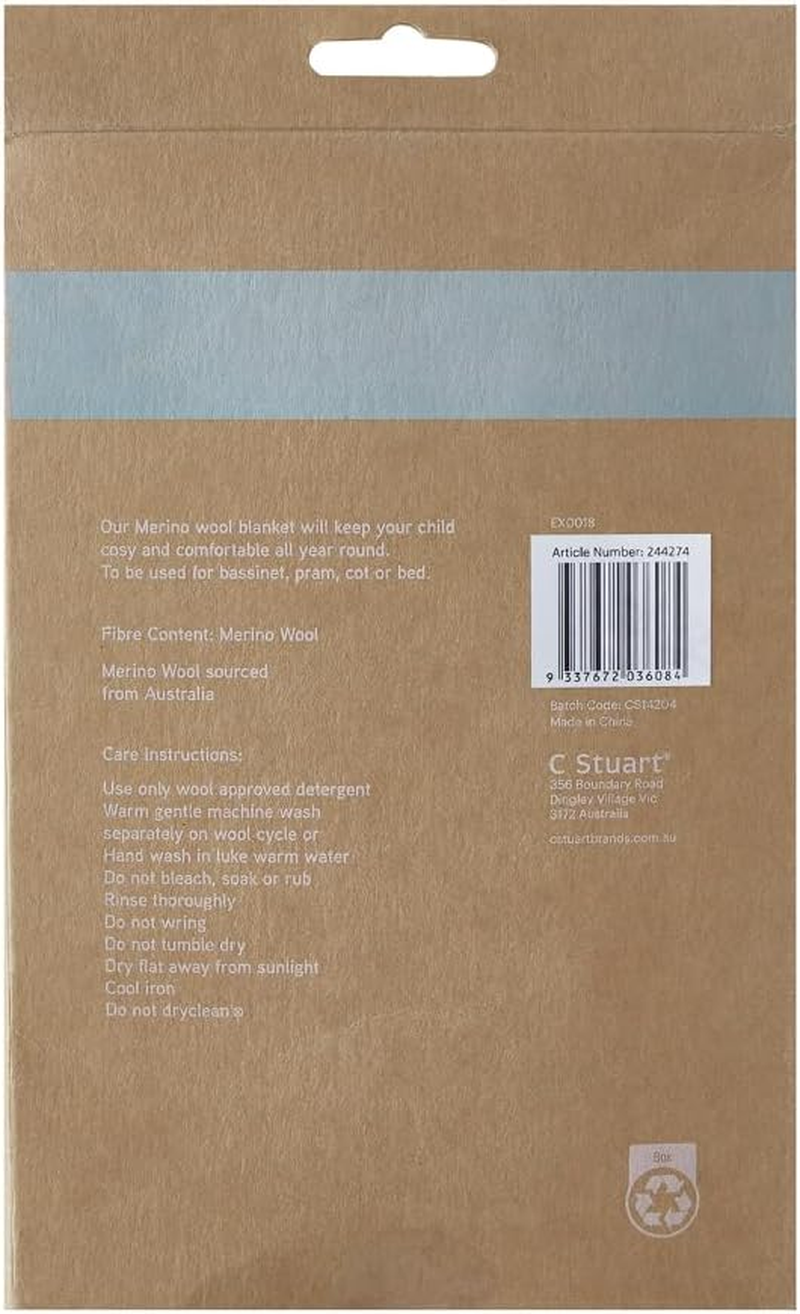 Australian Wool Blanket, Cream image number 4