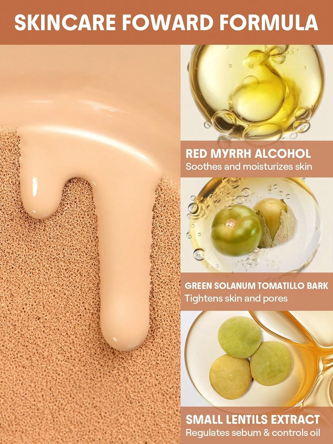 SHEGLAM Lock & Go Long-Lasting Cushion Foundation Soft Matte Weightless Waterproof for Flawless Base Makeup-Warm Vanilla image number 4