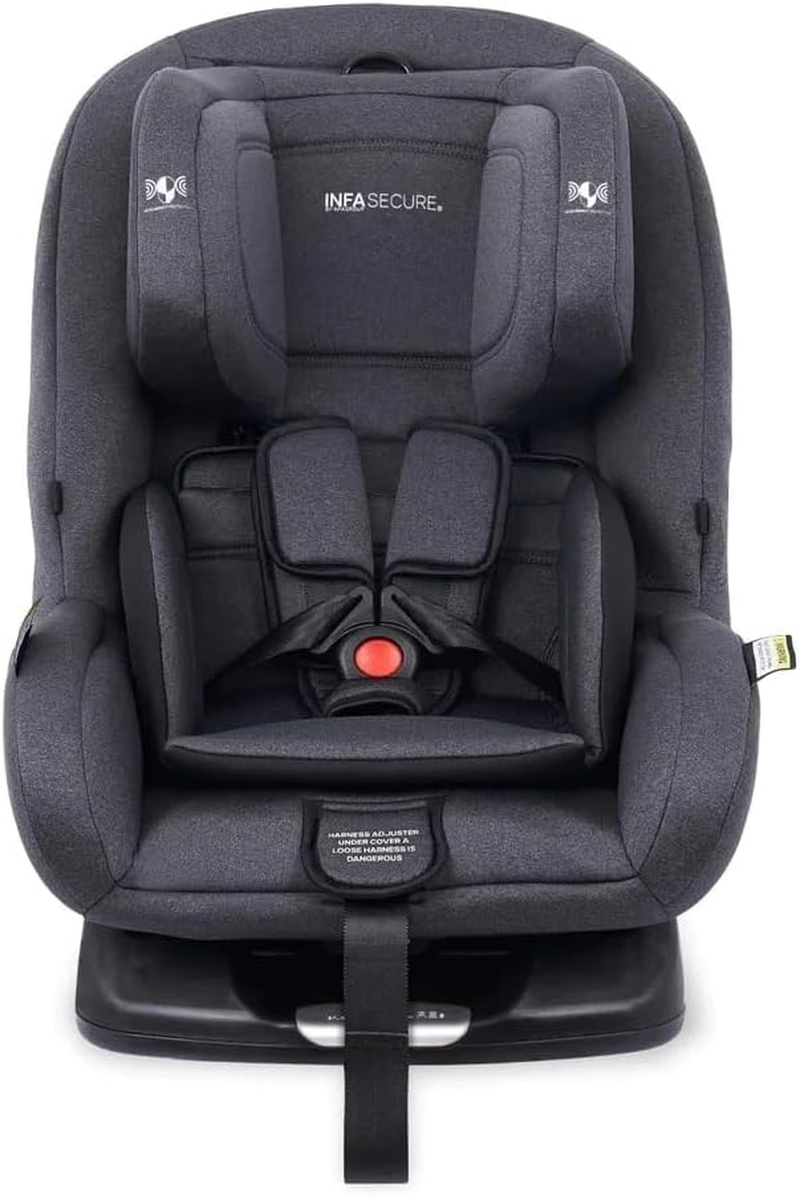 Infasecure Momentum Go Car Seat (Black Fleck) - Isofix (Birth to 4 Years) image number 2