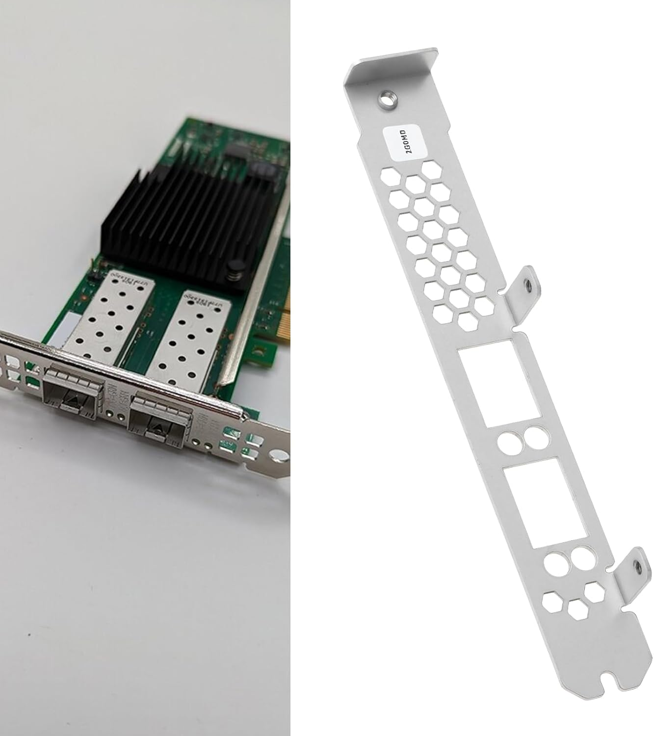 LT Easiyl 2Pcs Full Height Bracket 2G0MD 02G0MD Compatible with DELL PCIE 25G BCOM image number 6