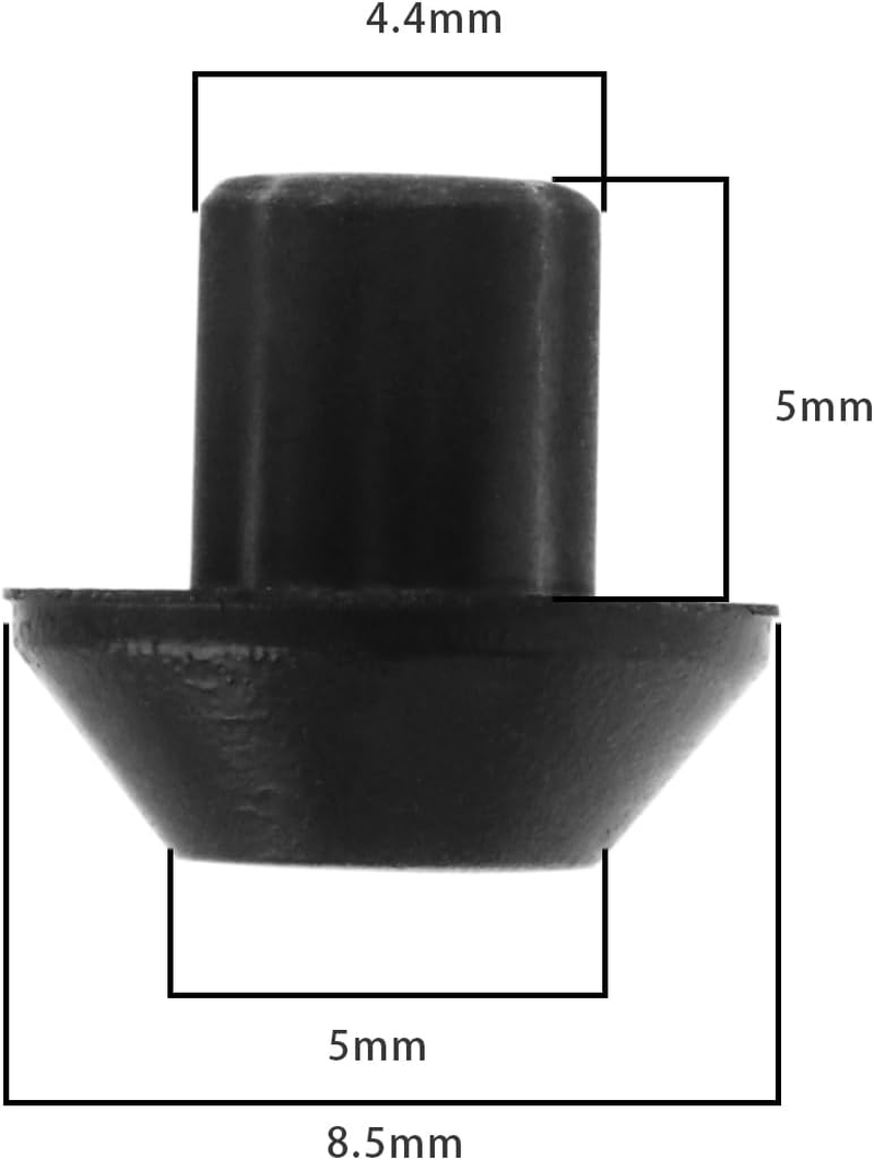 16PCS Grate Rubber Feet Compatible with Viking Series Cooktops Replacement Gas Range Burner Grate Feet WB2K101 PD040035 PD040075 AP5316217 image number 1