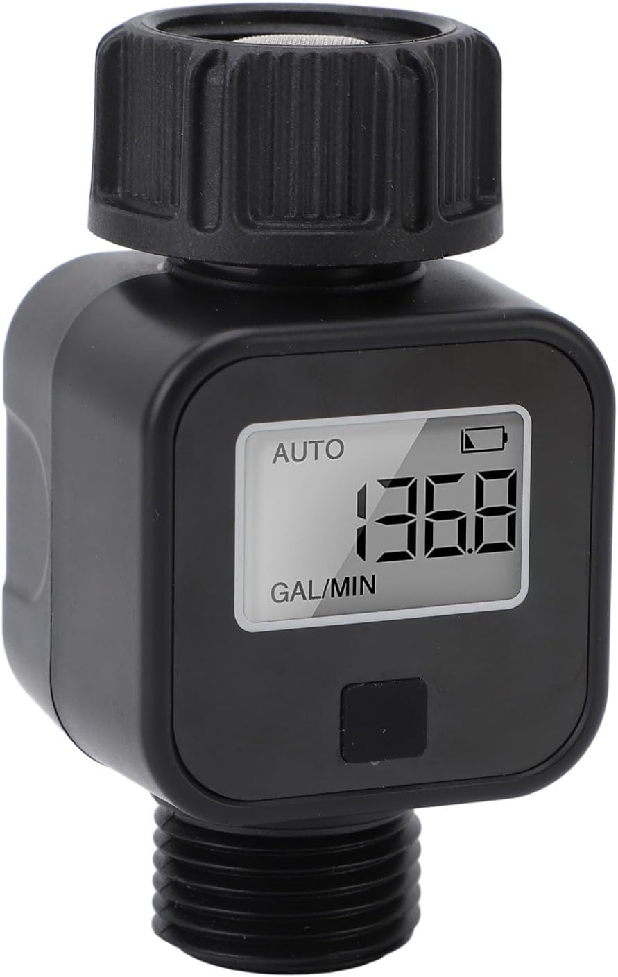 Water Meter, Water Meter with 3/4 Inch Standard Thread, for Garden Hose/ RV/ Lawn, 3 in 1 Meter for Indoor and Outdoor Use image number 5