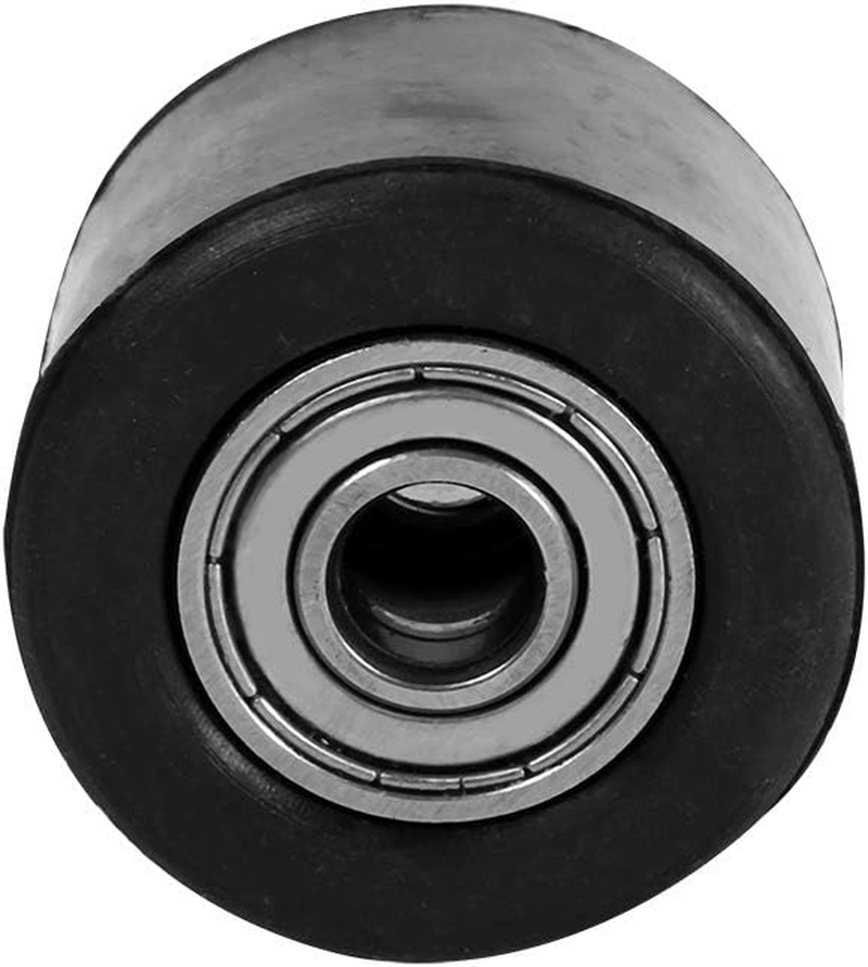 Chain Pulley Roller, Pulley Wheel Guide Chain Roller Tensioner 8Mm Rubber and Iron, Chain Roller Tensioner for Motorcycle Pit Bike Dirt Bike Enduro image number 1