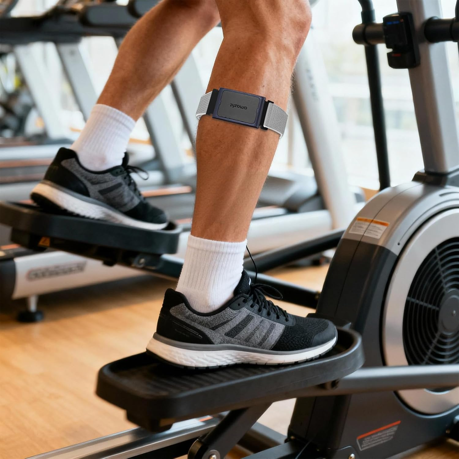 Chinbersky Pack of 2 22 Mm Sports Bicep Band Compatible with Amazfit Helio Strap for Men and Women, Nylon Elastic Adjustable Arm/Ankle Band Jogging for Amazfit Helio Strap