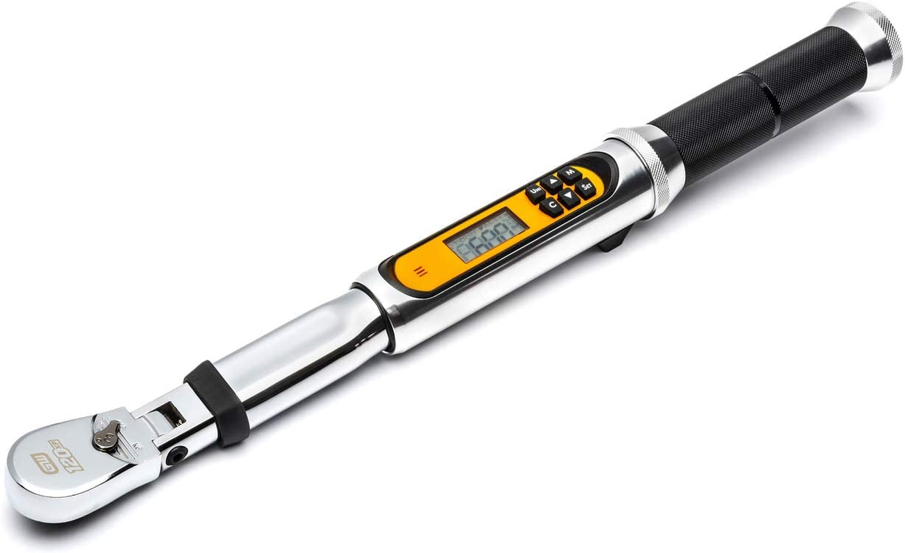 Gearwrench 85195 120XP Flex Head Electronic Torque Wrench with Angle, 3/8-Inch image number 4
