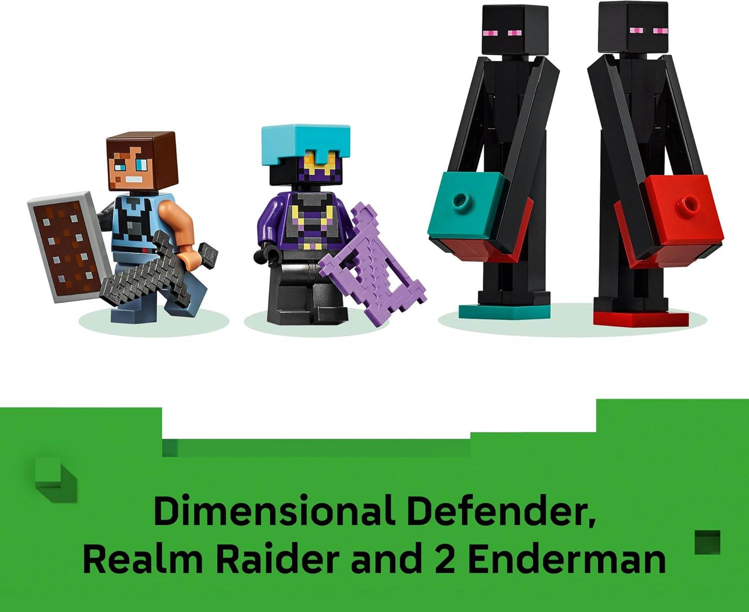 LEGO&reg; Minecraft&reg; the Enderman Tower 21279 Building Toy for Kids,Game Room Decor,Gamer Adventure Toys with Action Figures,Creative Construction and Display Set for Boys and Girls Who Are Gaming Fans image number 3