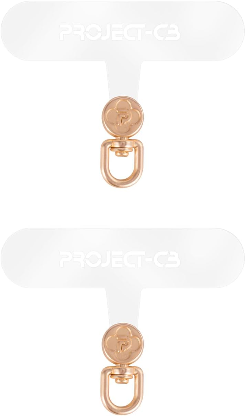 Project-Cb Phone Tether Tab 2 Pack,Universal Phone Lanyard Patch without Adhesive,Phone Strap Replacement Part for Cell Phone