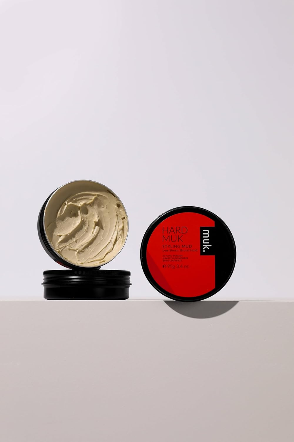 MUK. Hard Muk Hair Styling Mud - Low Sheen Styling Mud with Strong Hold for Fine to Coarse Hair. Matte Texture, Volume Enhancing & Humidity Resistant Hair Mud, 95G image number 4