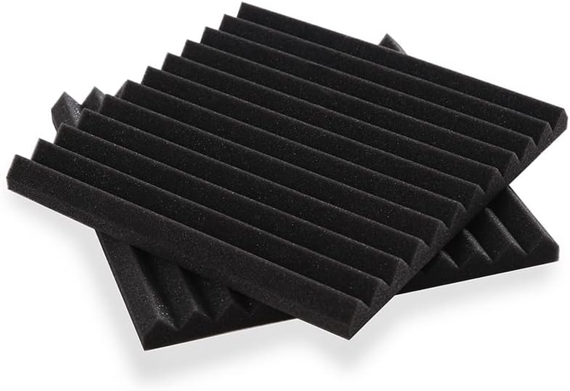 24PCS Studio Acoustic Foam Sound Proofing Absorption Panel Wall Insulation Pad S image number 3