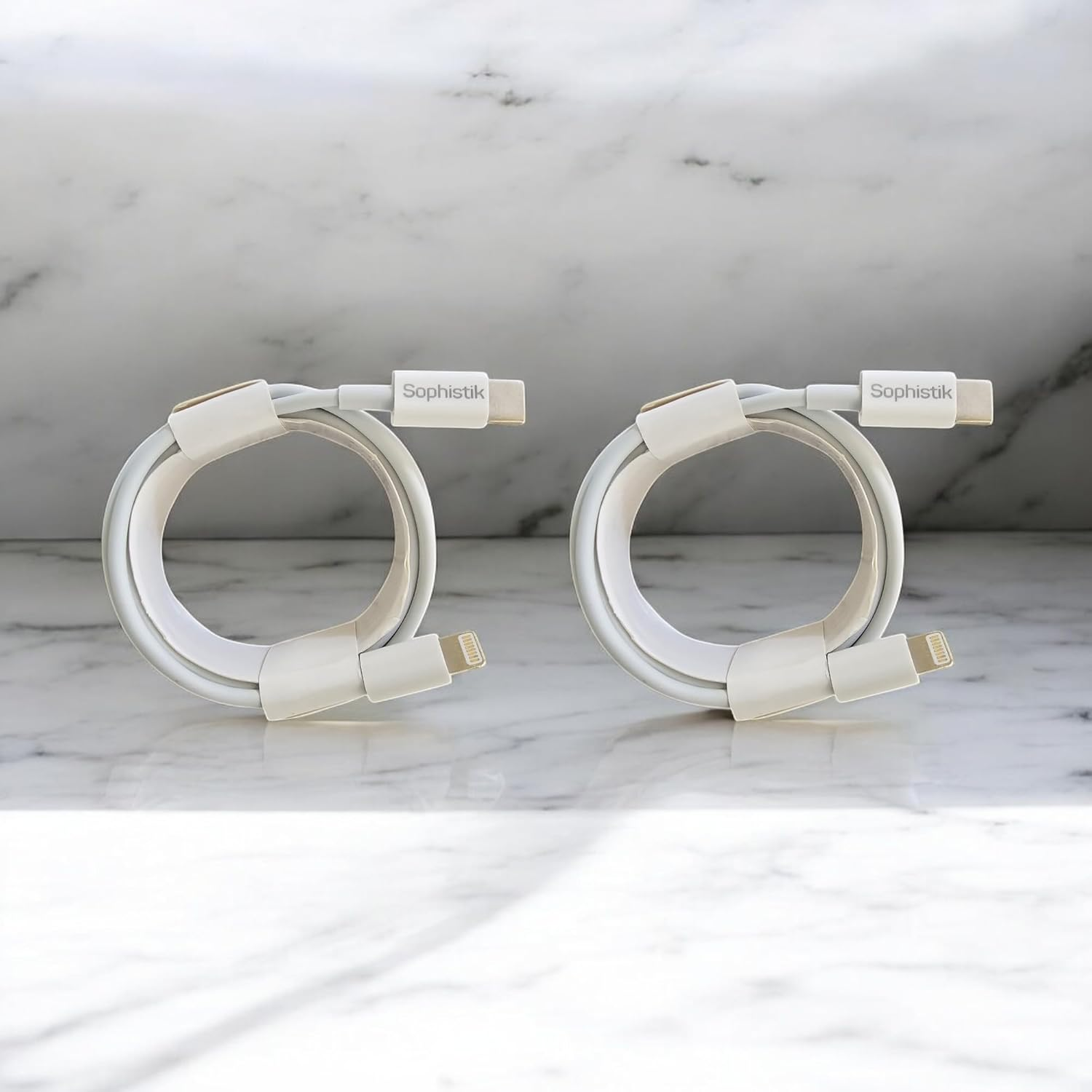 SOPHISTIK 1M & 2M USB-C to Lightning Cable, Apple Mfi Certified, 3X Fast Charging Data Sync Cable, Iphone Charger for 14, 13, 12, 11, 8 Pro Max (2 Meter) image number 5